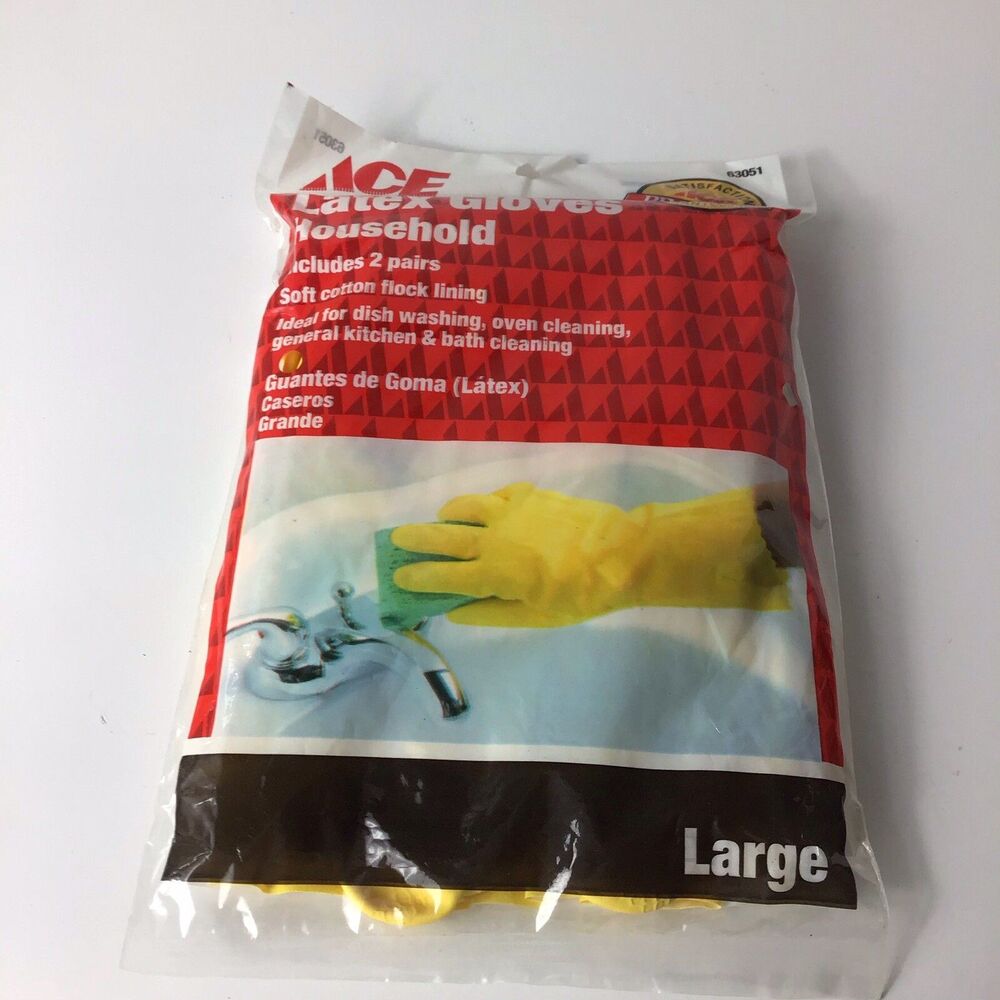 Ace Latex Gloves 63051 (2 pairs)